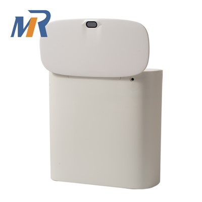 Coș de gunoi alb cu senzor de mișcare